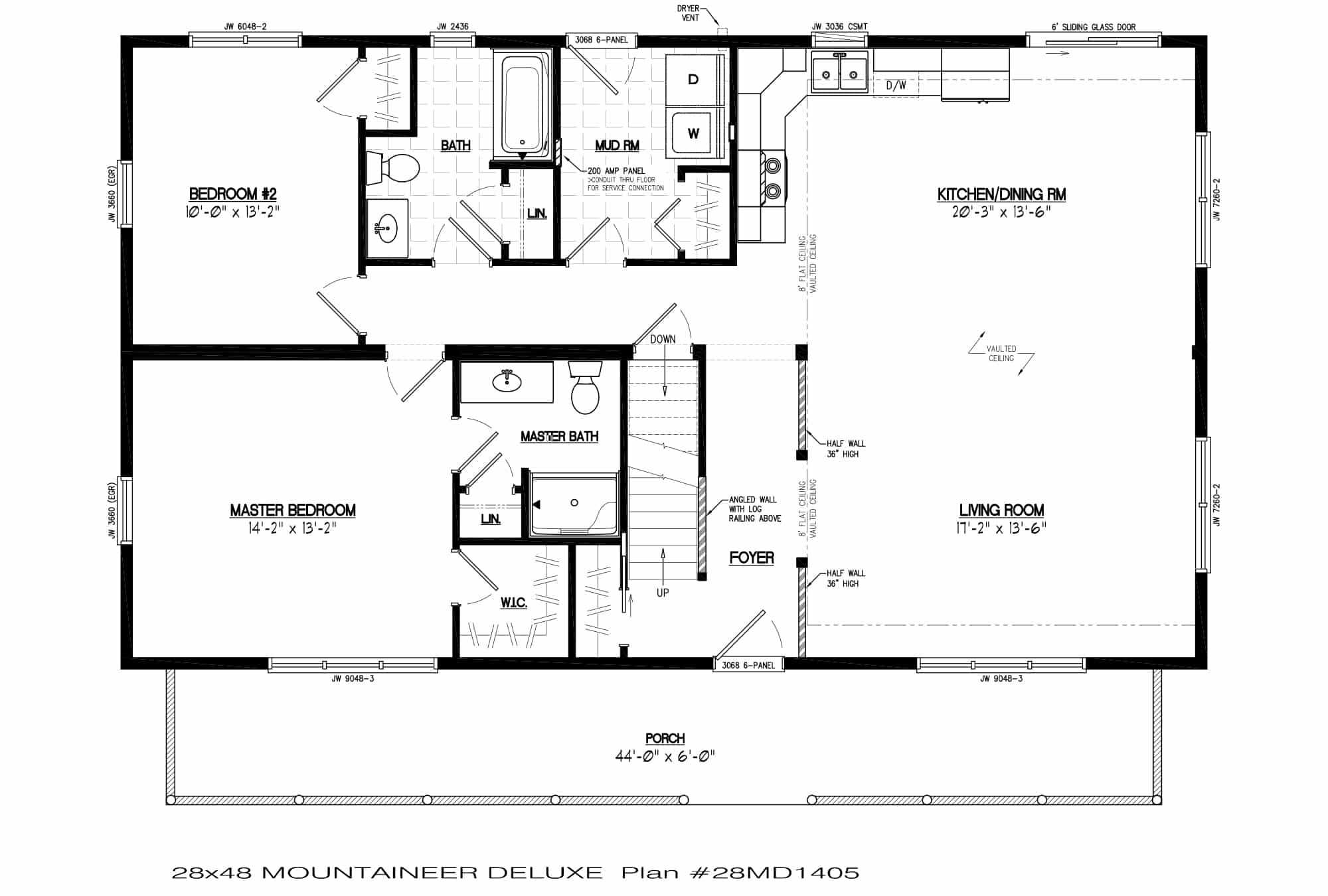 log cabin floor plans