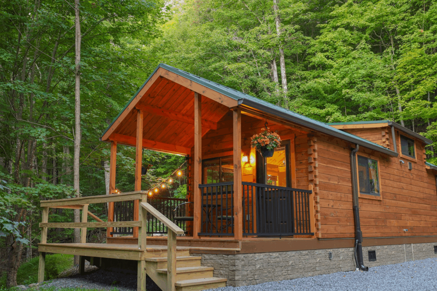 Aspen park model tiny home in Riverton West Virginia buitl and designed by Psy Homes