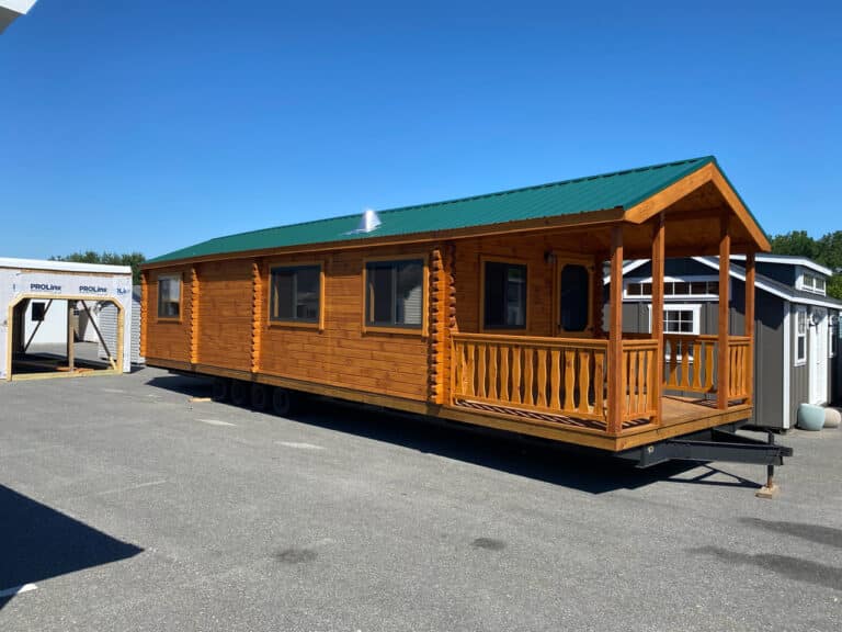 Lakeview Log Park Model in Bellvue CO 1