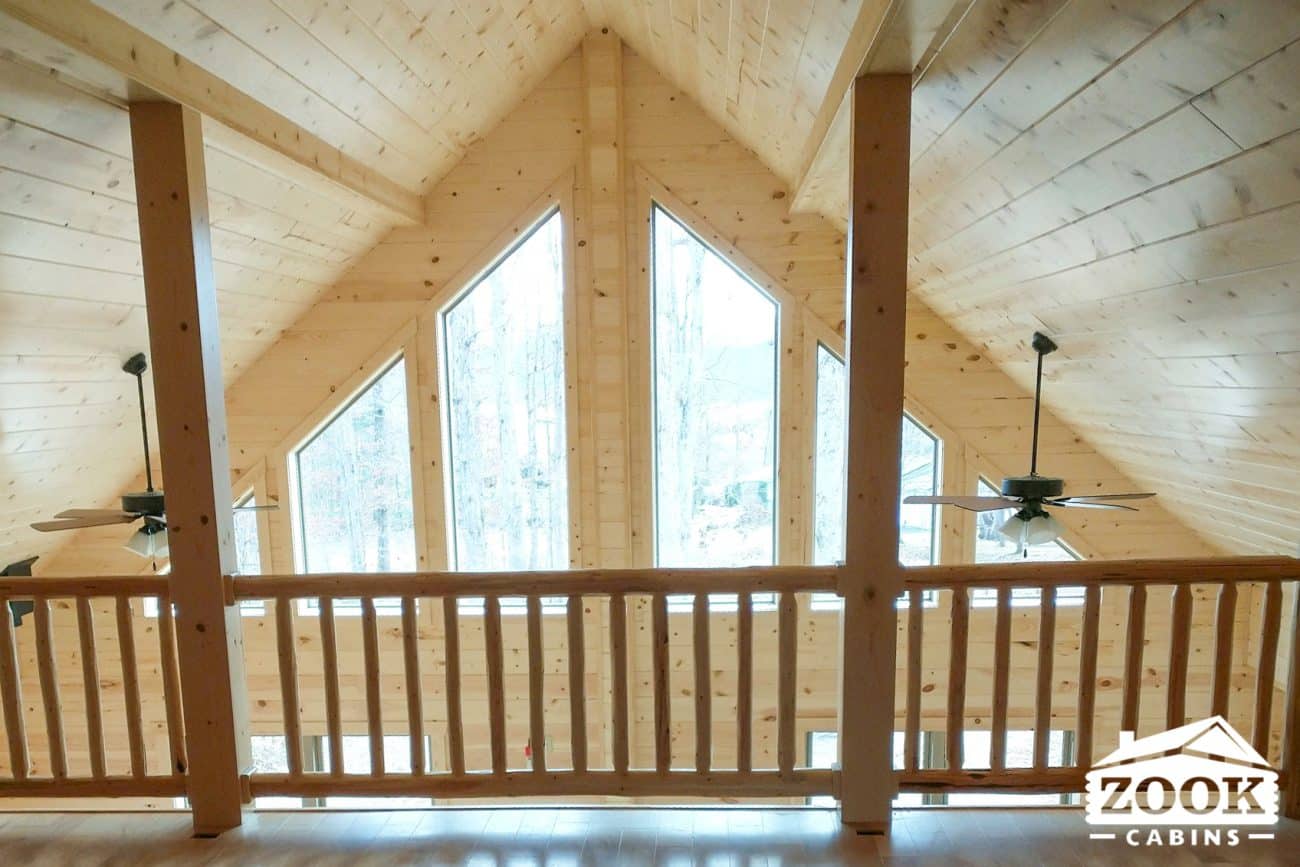 Glacier Log Cabin in Dandridge TN Vistaglass windows
