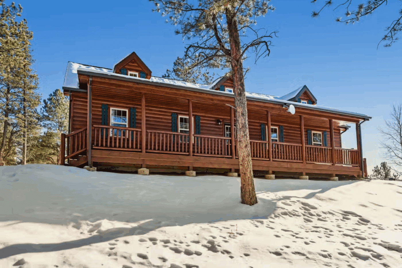 log cabin built and designe dby Zook cabins in Gap pa