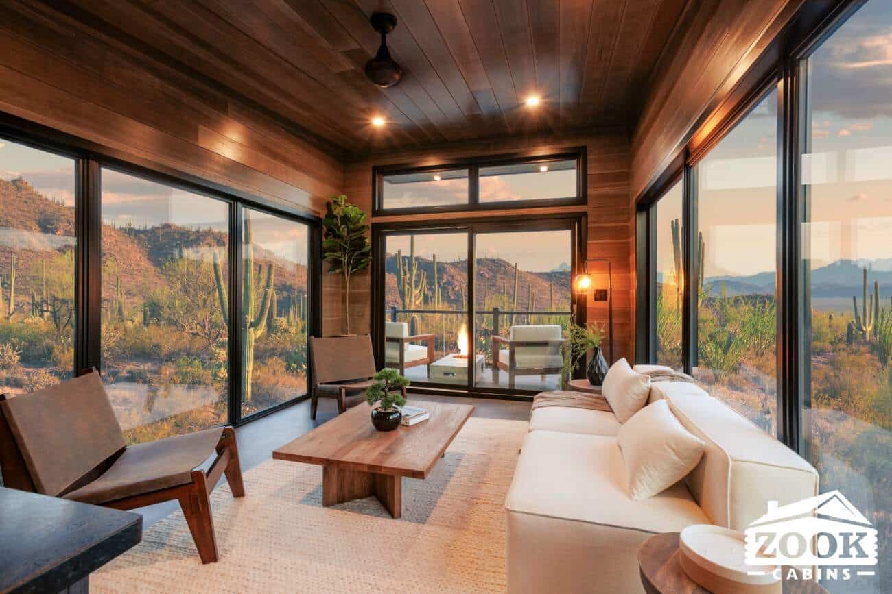 Luxury Park Model interior living room