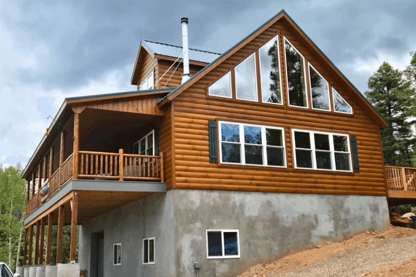 glacier log cabin in South Carolina