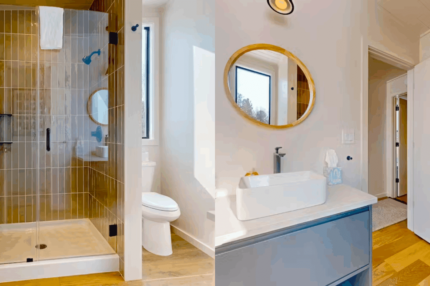 Rockwood Park model tiny home in Weston VT built and designed by Psy Homes