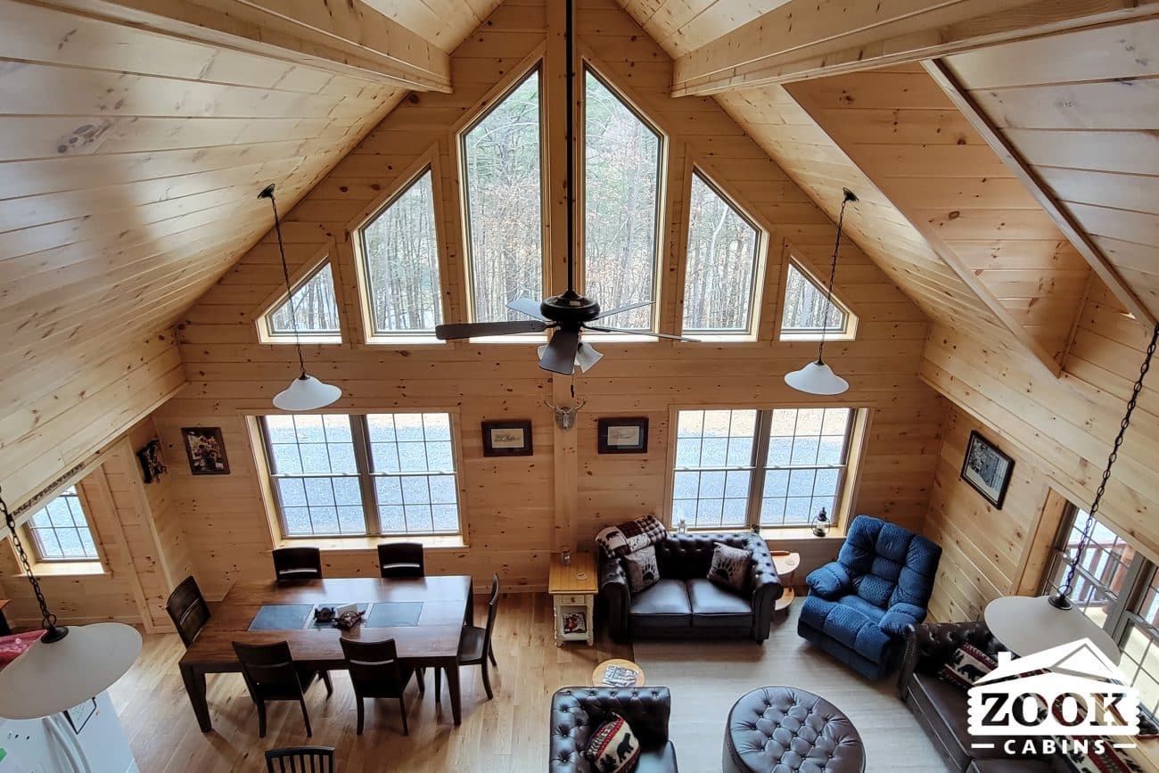 26x48 Mountaineer Deluxe Cabin in Clearville PA with vista glass windows