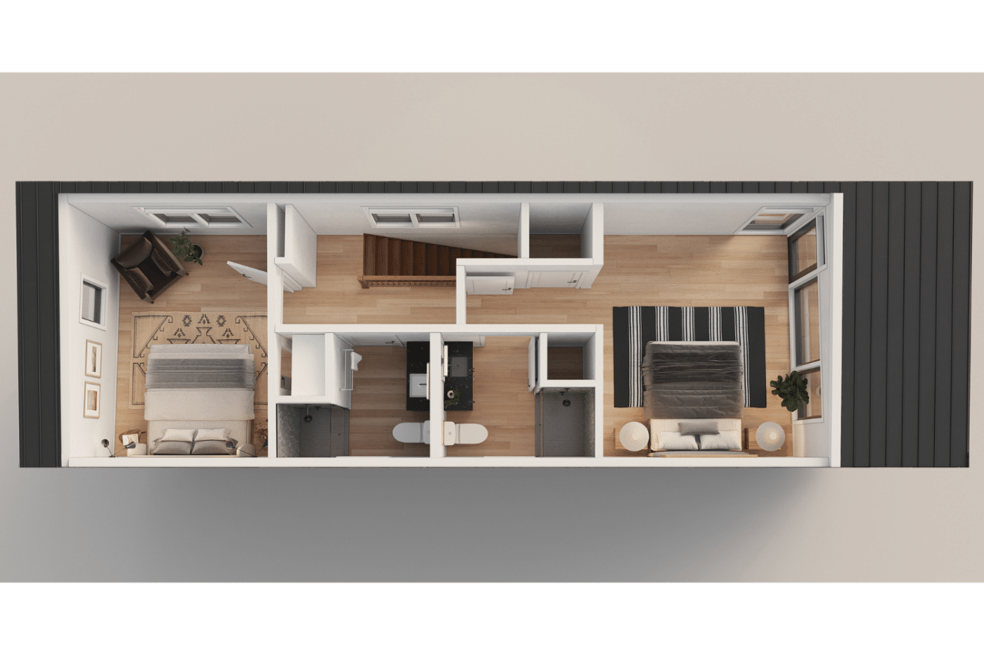 The Walden Stack second floor layout