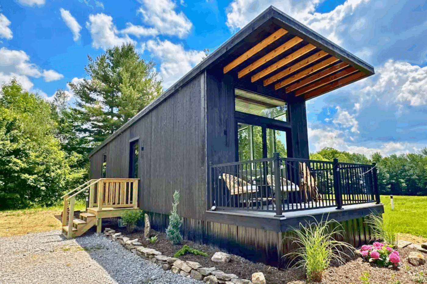 Rockwood park model tiny home in Weston VT