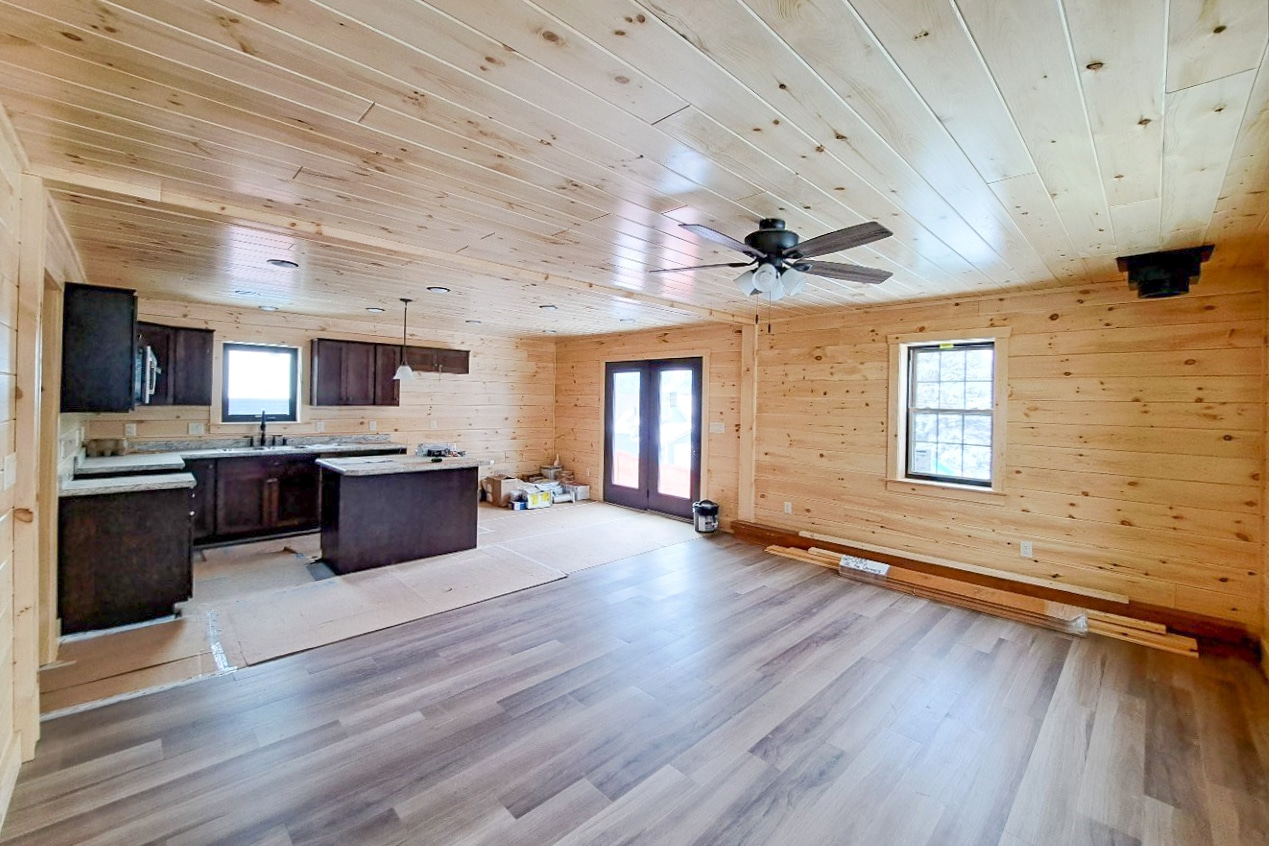 stunning interior 26x36 Prefab Cabin in Empire CO