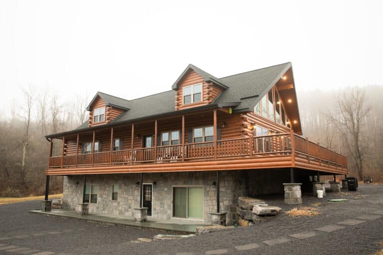 Mountaineer Deluxe Log Cabin in Cobleskill NY 1