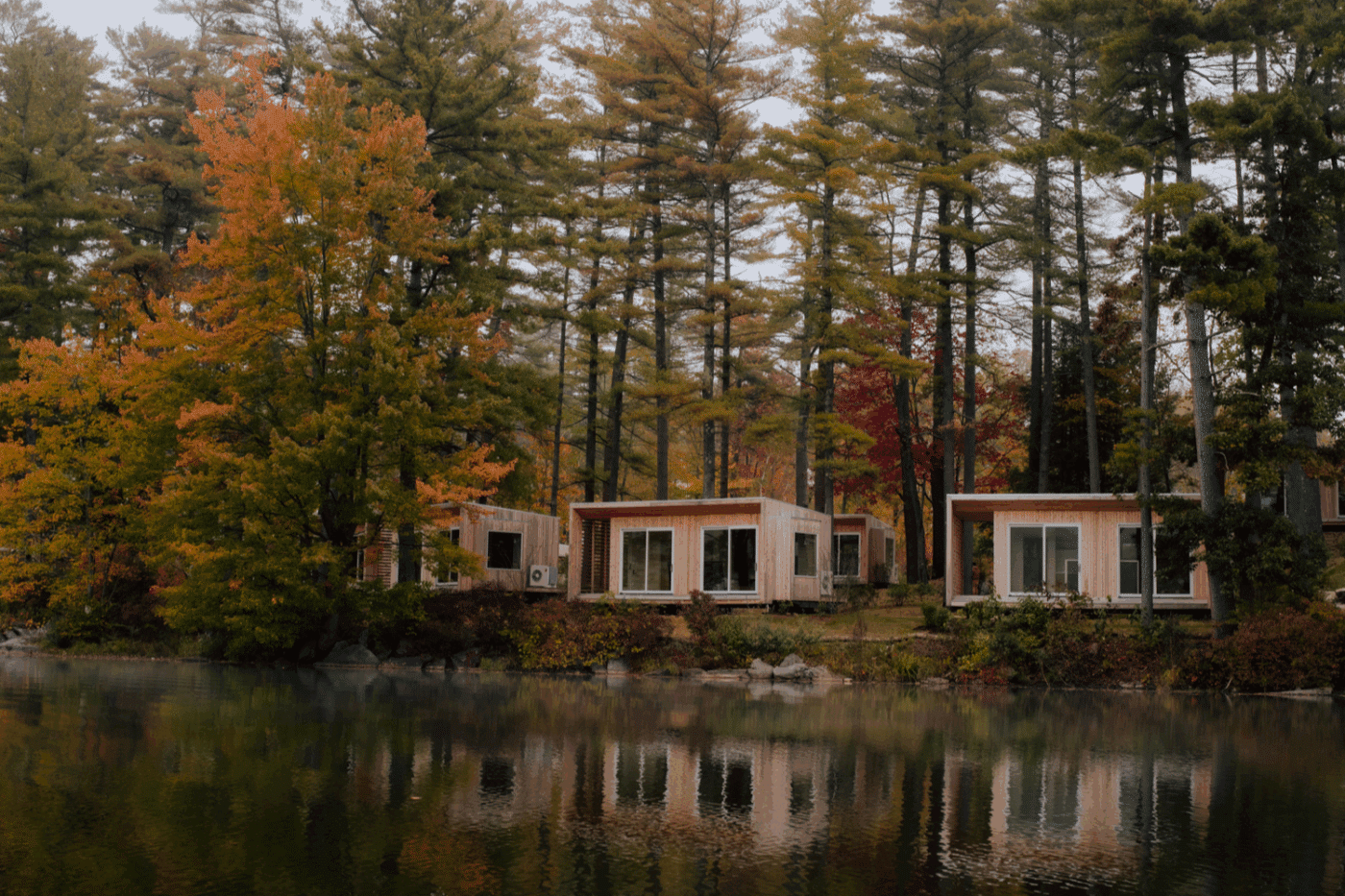 custom built tiny homes built by Zook cabins for prospect berkshires