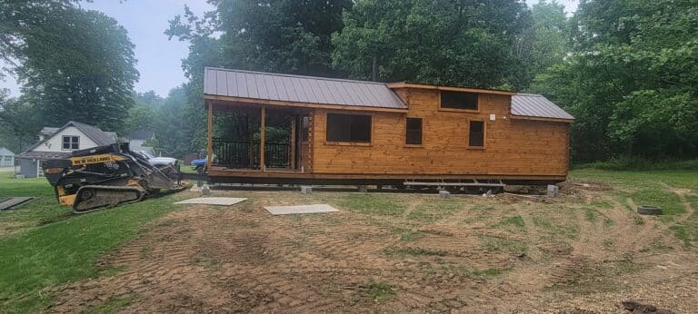 Pinecrest Log Cabin Park Model in Benezette PA 1