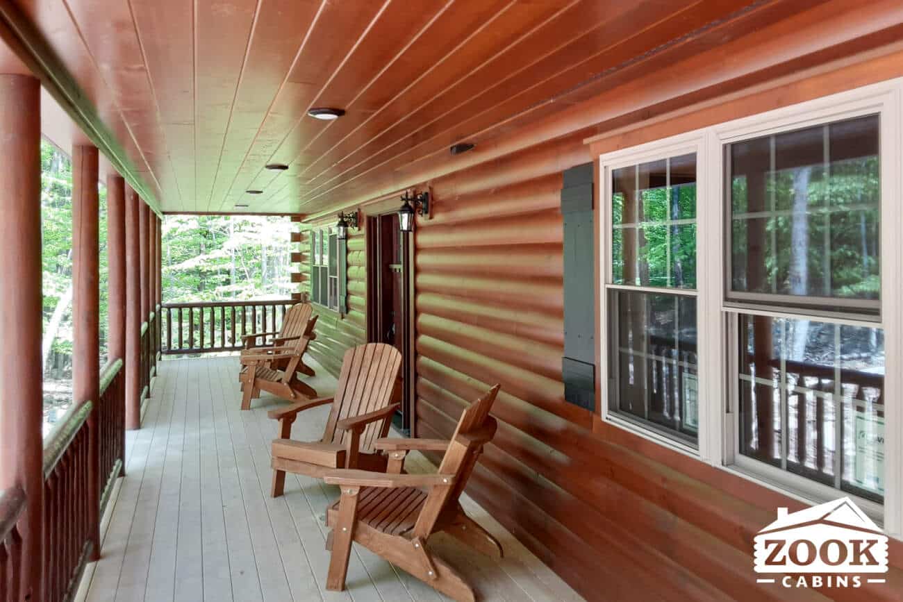 Prefab Cabin in Greentown PA with porch