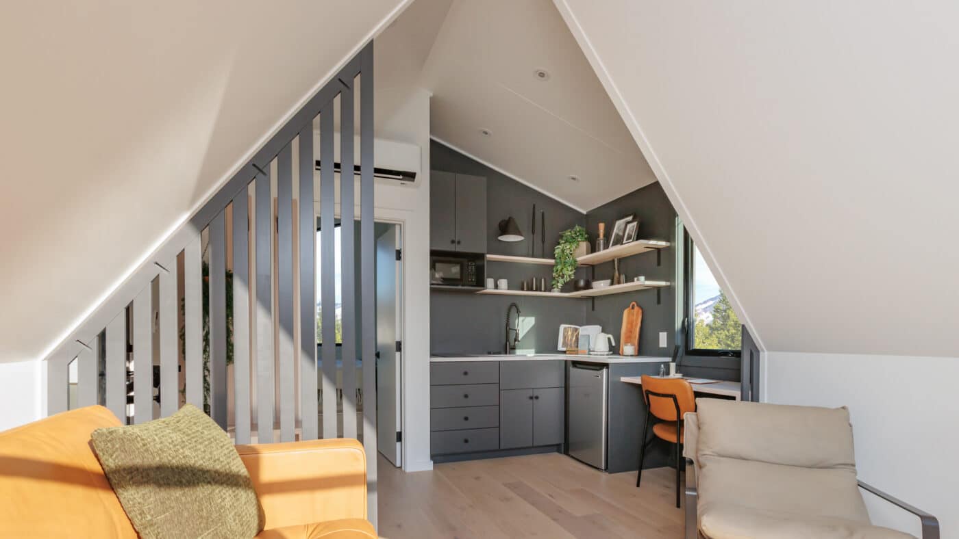 Showing the interior of a park model to remind us how to winterize a park model home for winter