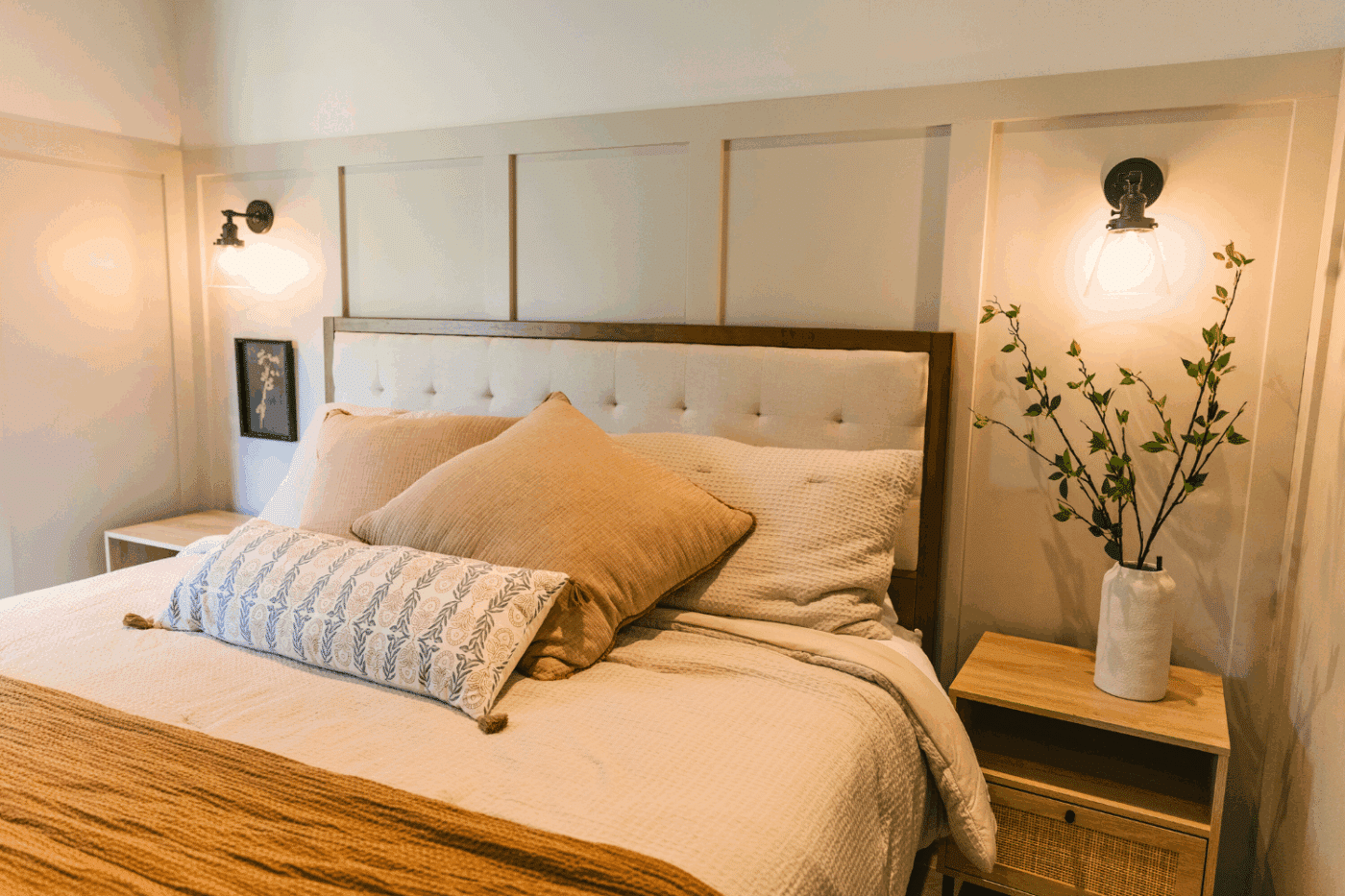 custom Alpine Park Model tiny home in friedens pa with king bed sleeping area