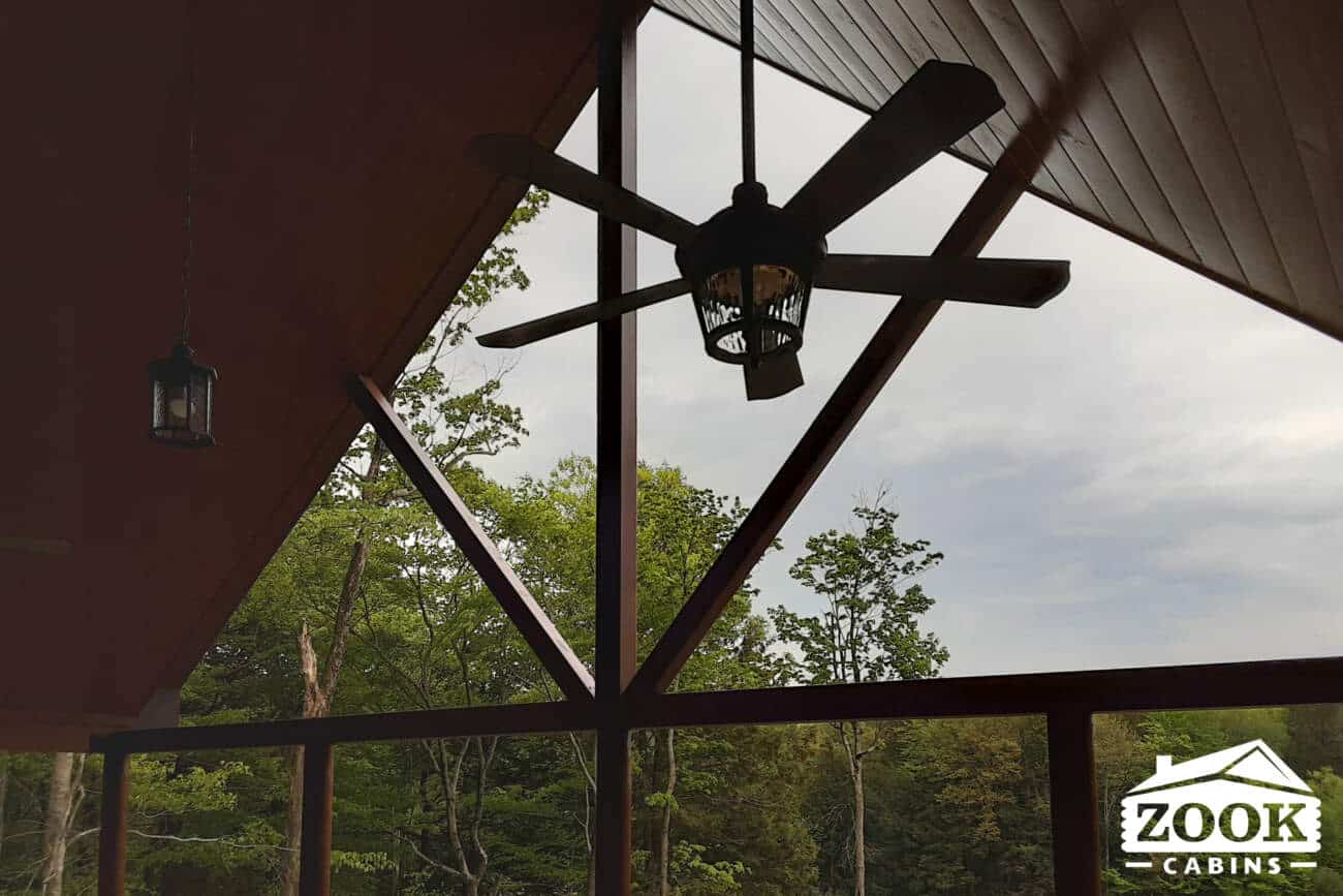 Prefab Cabin in Greentown PA with porch and roof