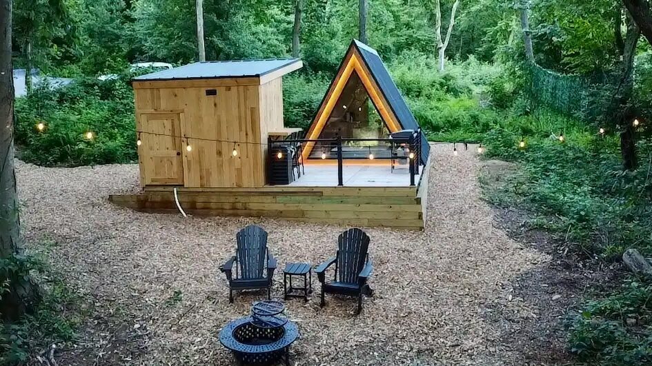 Vista Glamping Pod with Sauna