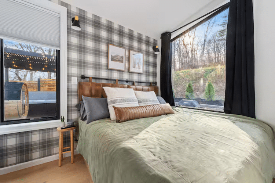 bedroom inside an ADU in New York