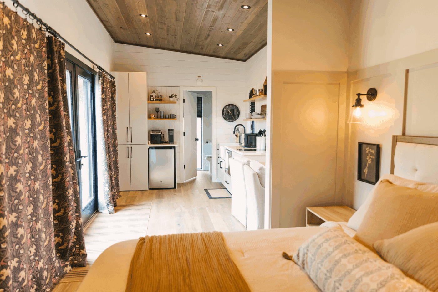 custom built Alpine park model tiny home at Somerset Resort built and designed by Psy Homes