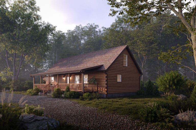 timberline log cabin for sale nation wide created by zook cabins
