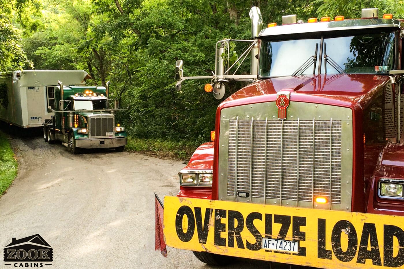 delivery of cabin in oldenburg indiana