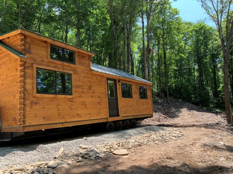Riverside Log Cabin Park Model in Union Dale PA 1