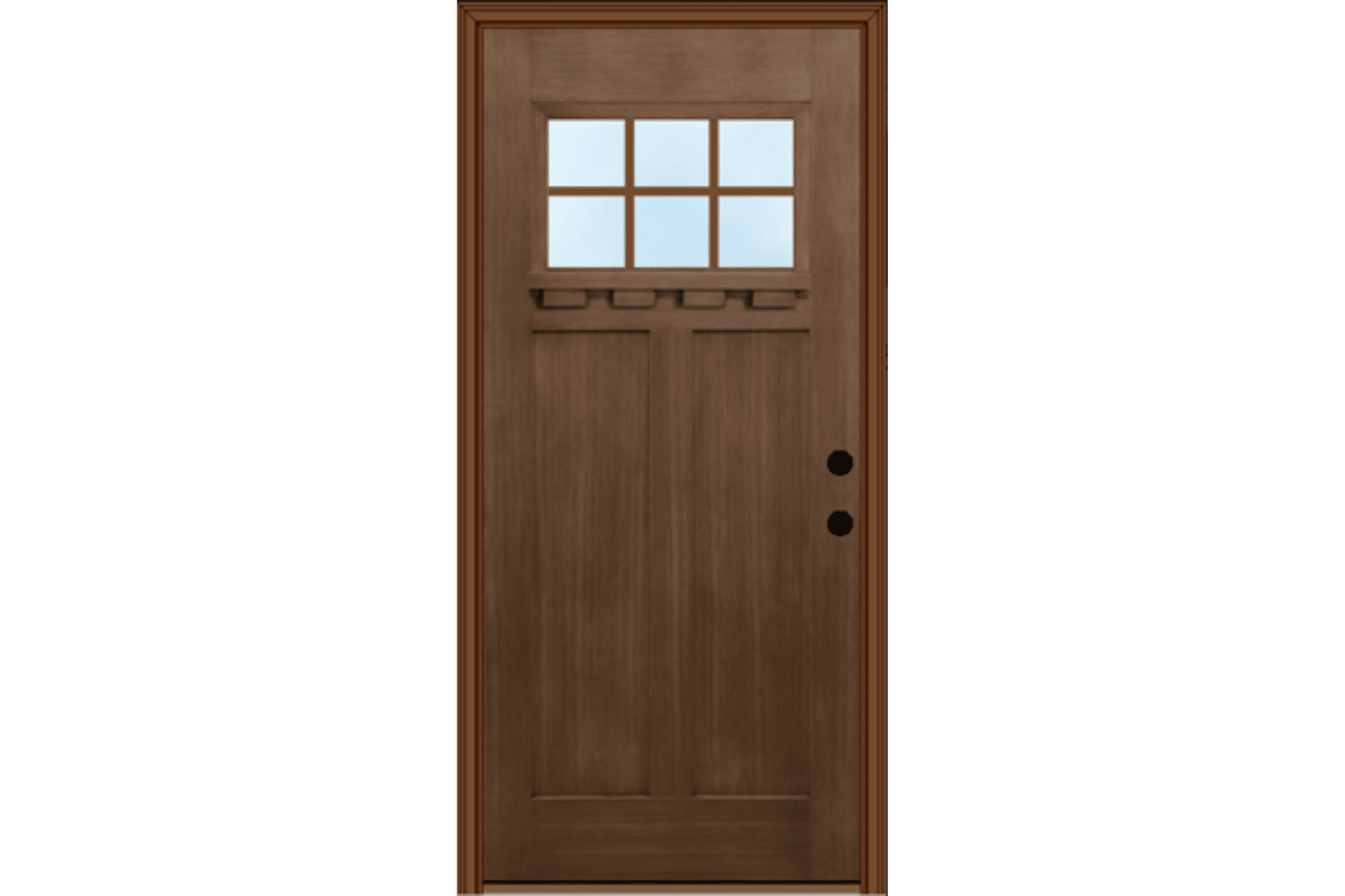 6 lite signet stained door option