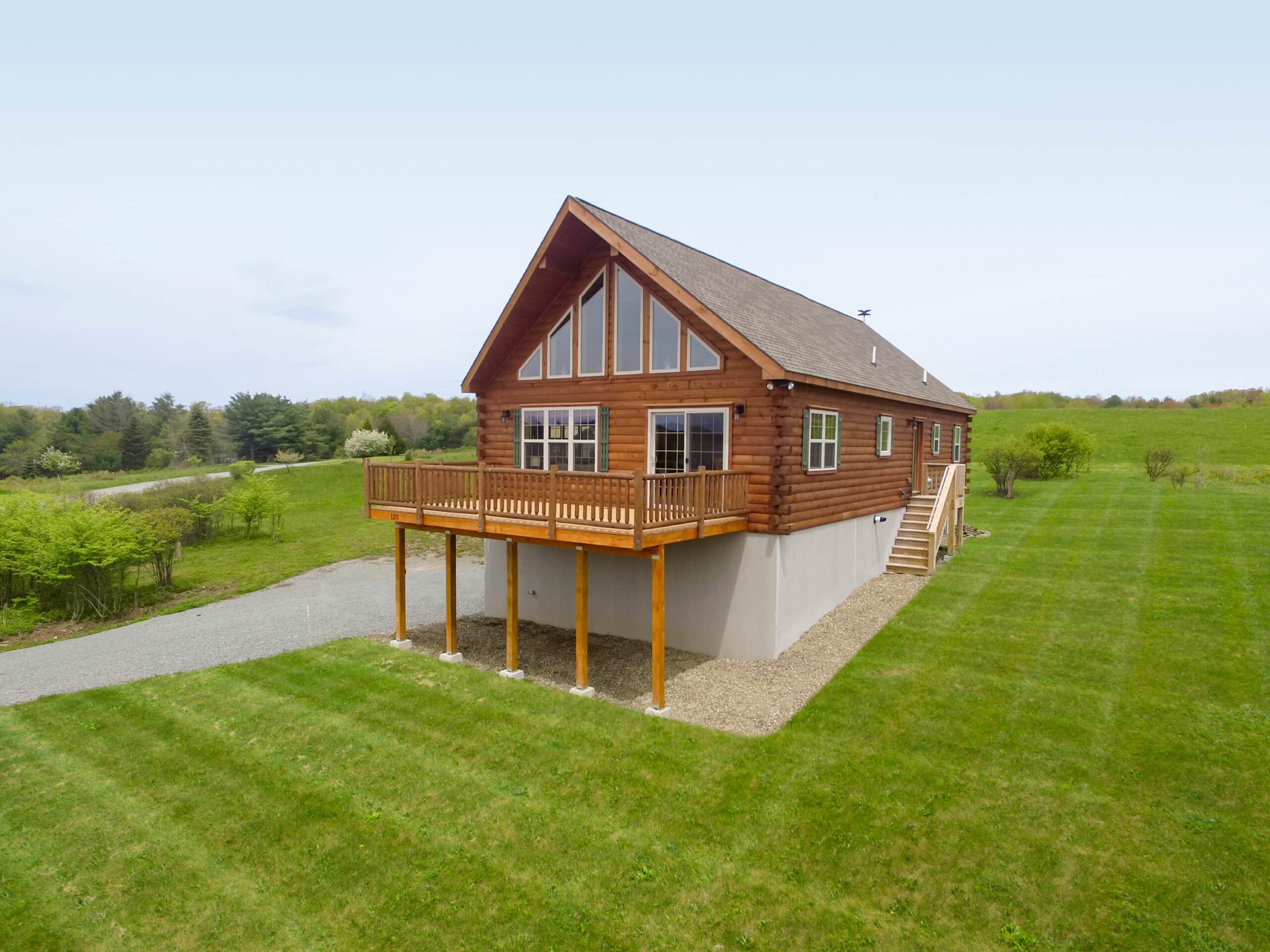 amish chalet cabin plans