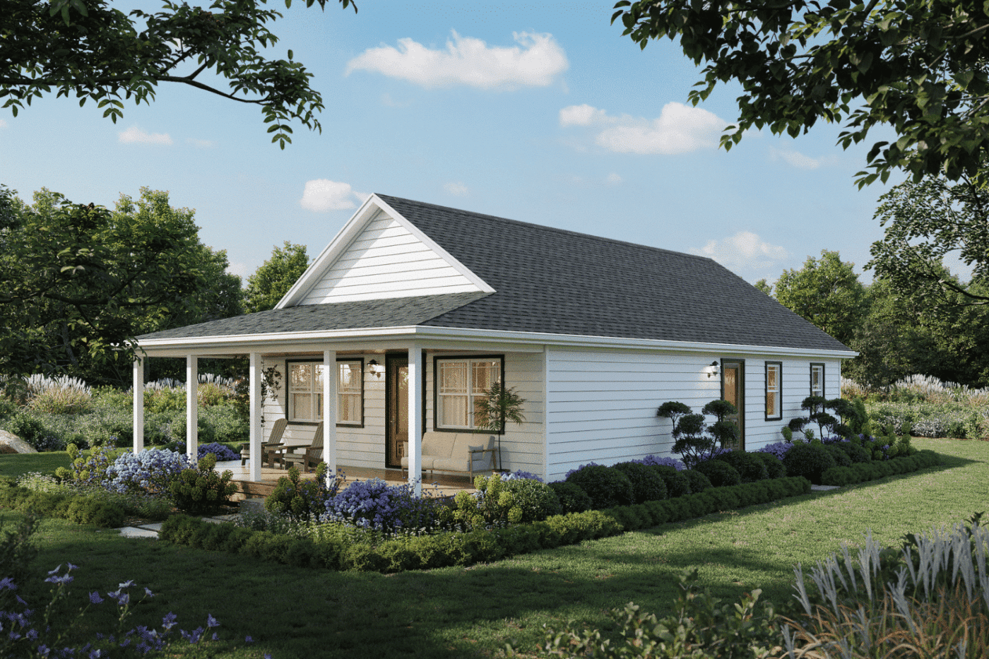 beck modern cabin in Virginia