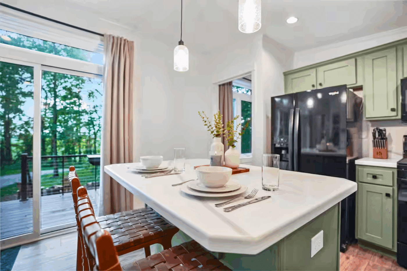 Kitchen of Sonoma luxury mobile home in Quarryville Pa