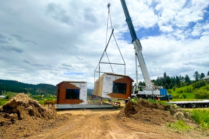 prefab cabin in Garden Valley ID 5