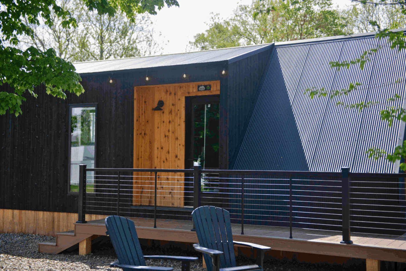 A frame Park Model at Red Run Resor tin New Holand pa built and designed by Psy Homes