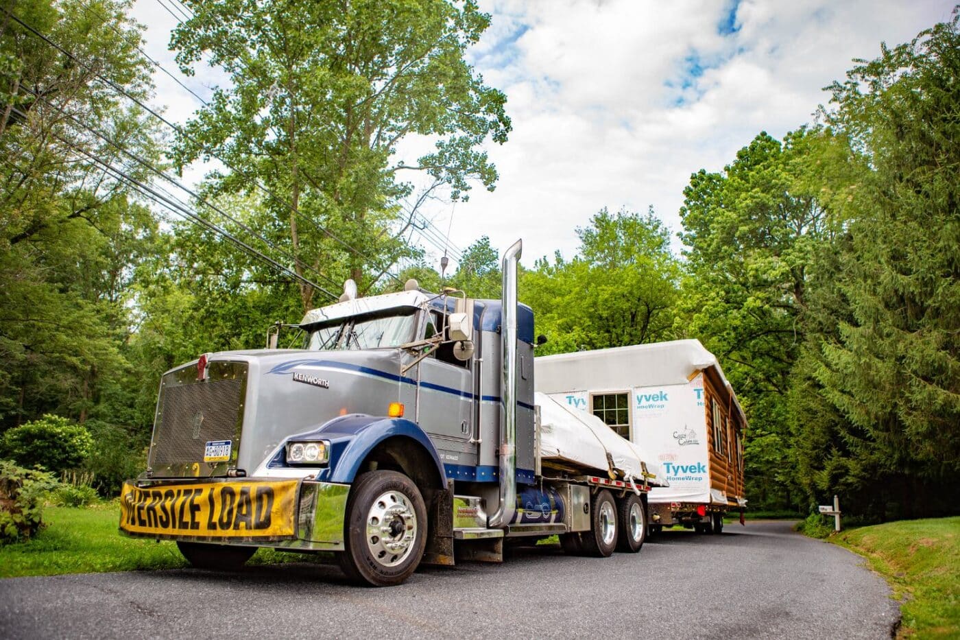 Site prep for access roads around the site