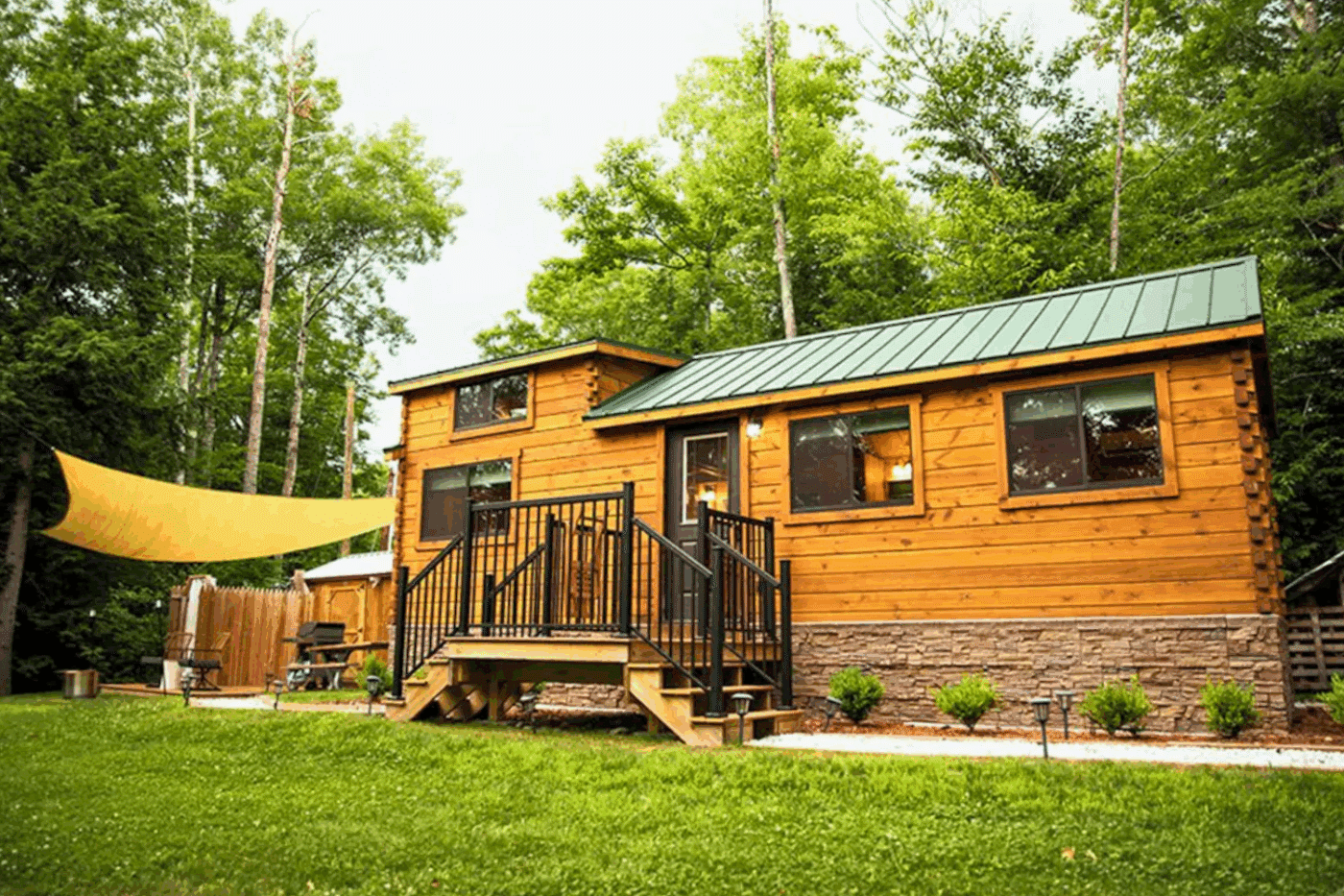 Pinecrest park model tiny home built and designed by Psy Homes in Bath NH