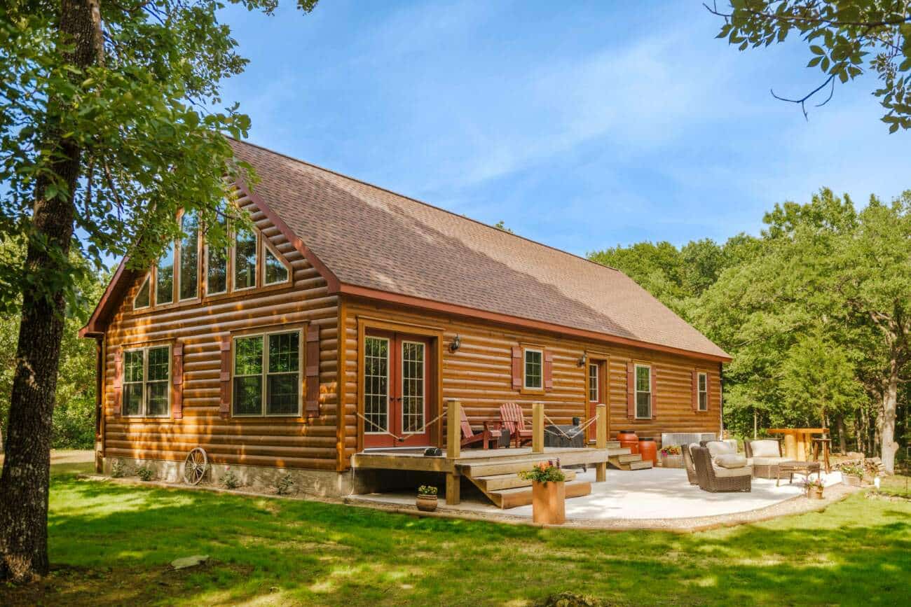 2 Story Prefab Log Cabin Homes
