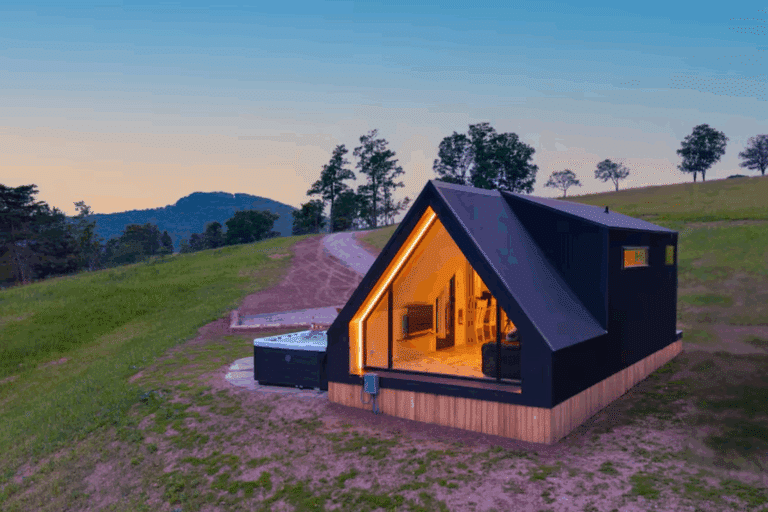 A Frame Studio Park model tiny home in Augusta West Virginia