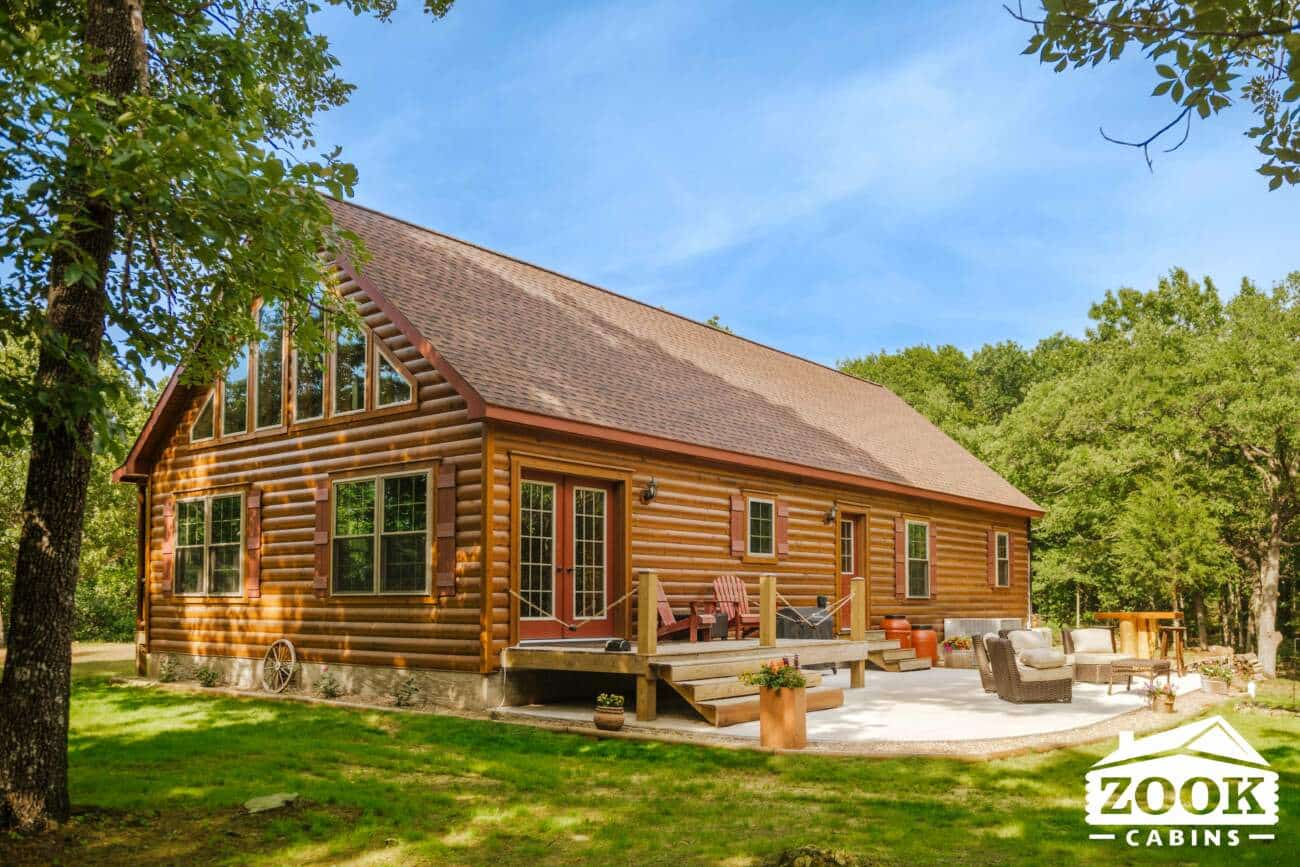 Prefab Log Home in Stroud OK