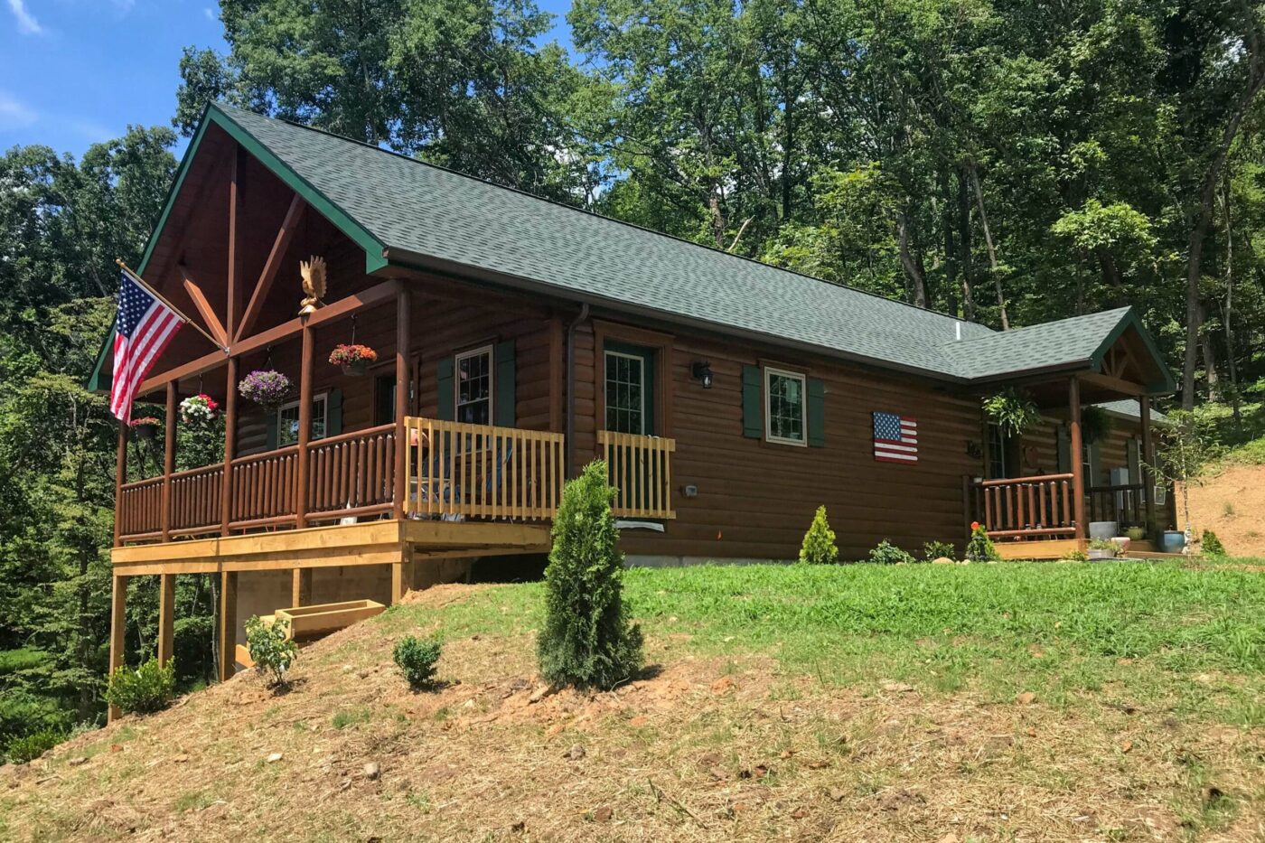 settler log cabin in Maryland
