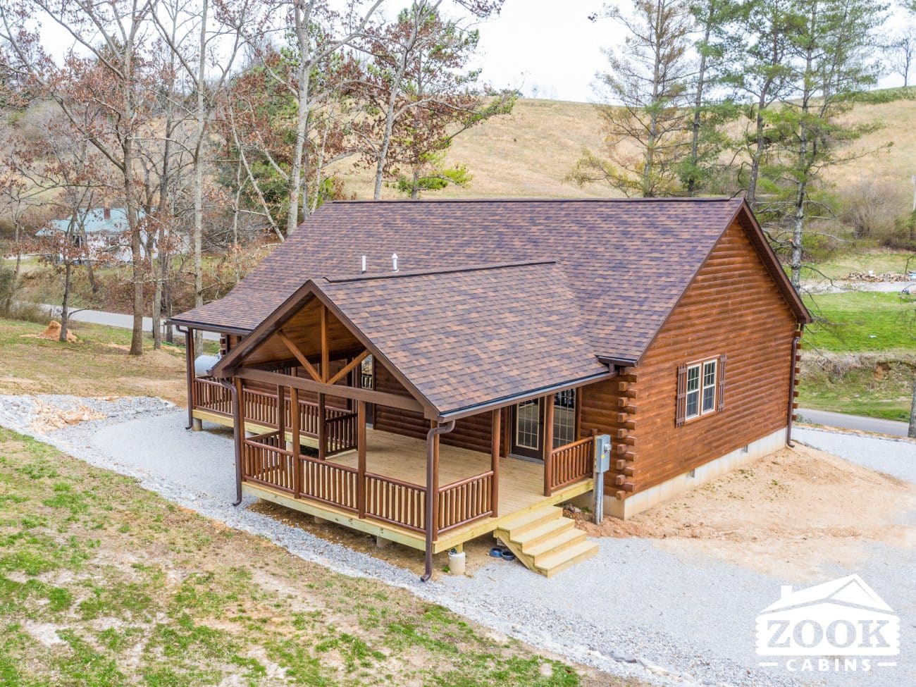 log home in la follette tn2
