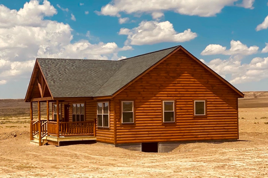 Prefab cabin in medicine bow wy