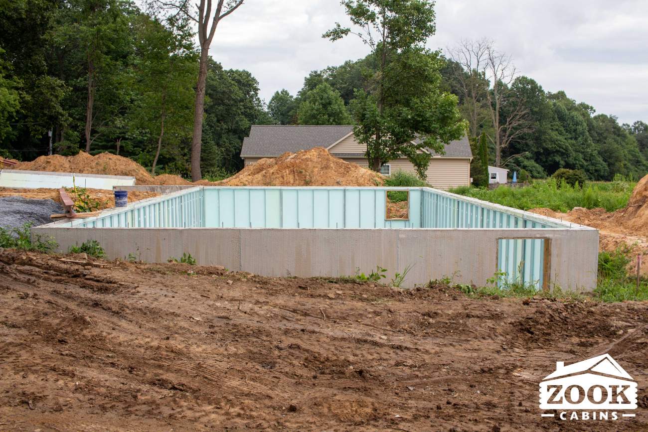 log cabin modular homes foundation