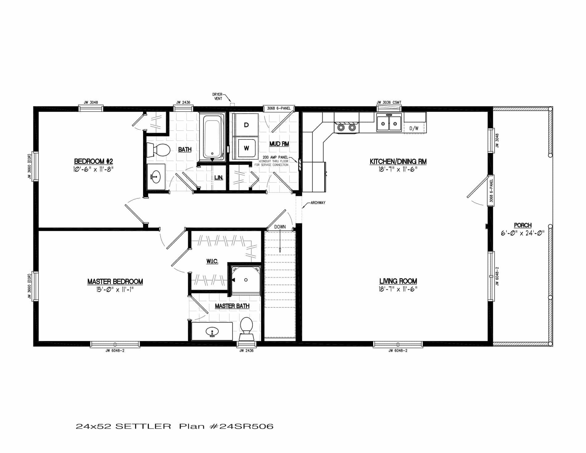 24sr506 settler modular cabin plans1
