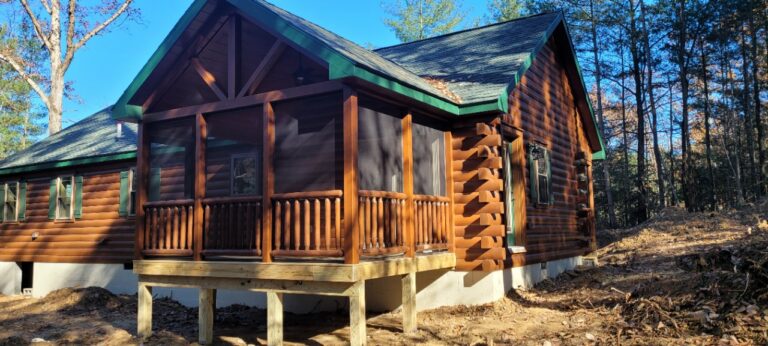 Frontier Log Cabin in Wardensville WV 1